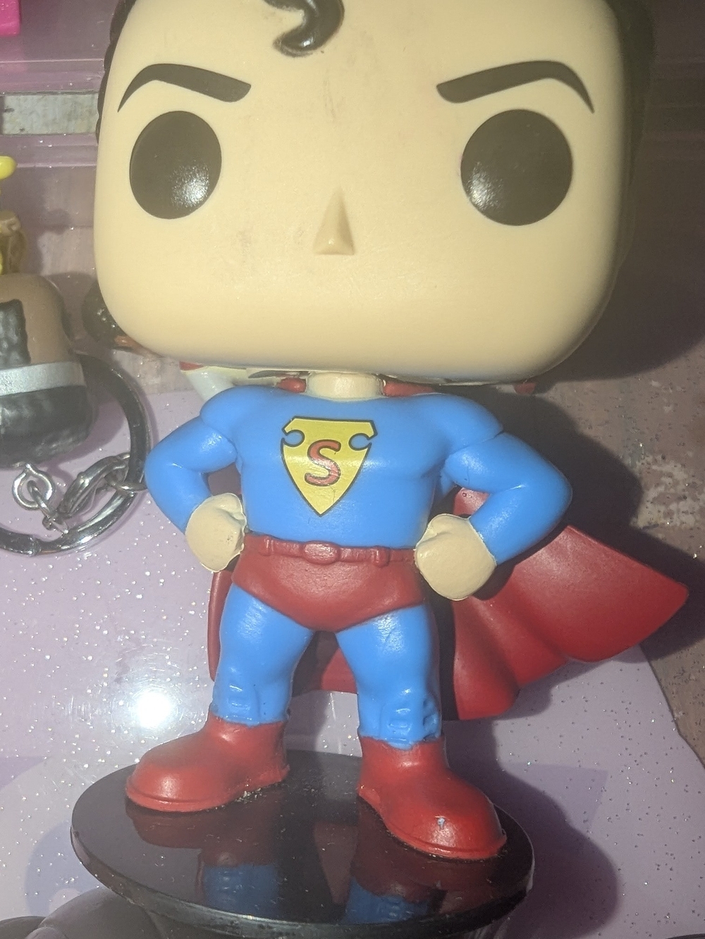 Funko Superman Pop! Figure - Blue, Red, Yellow, Beige